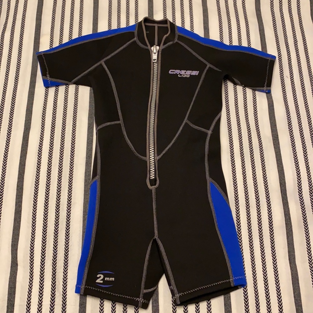 Cressi kids neoprene short wetsuit S